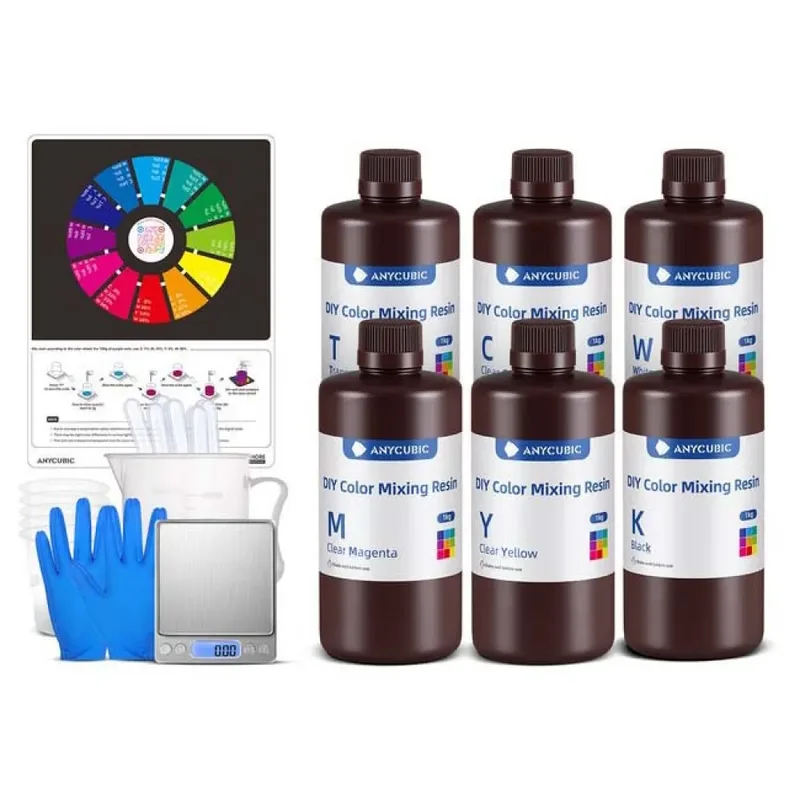 Diy Color Mixing Uv-hars Kleurmenging van Anycubic – productfoto
