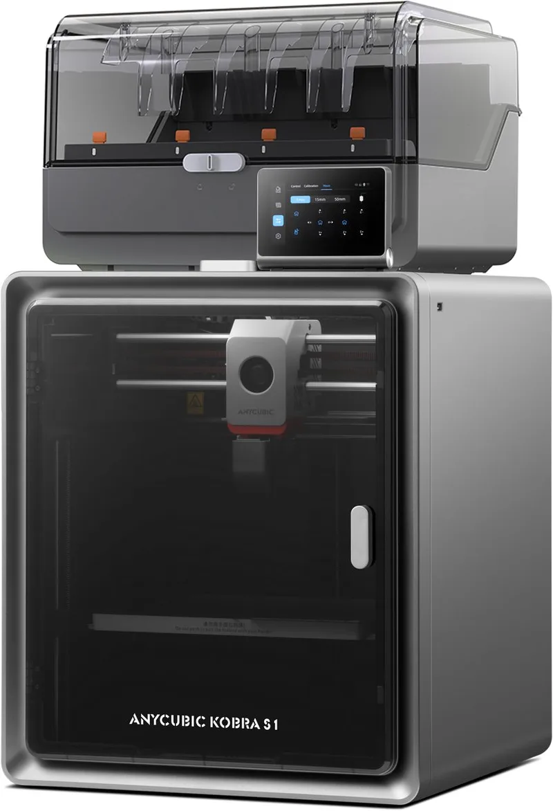 Kobra S1 V2 ACE 2 Pro Combo | 16-Kleuren 3D Printer van Anycubic in Zwart – productfoto