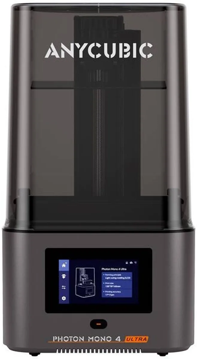Photon Mono 4 Ultra 10K Resin 3D Printer – 7" LCD, 120mm/h van Anycubic in Zwart – productfoto