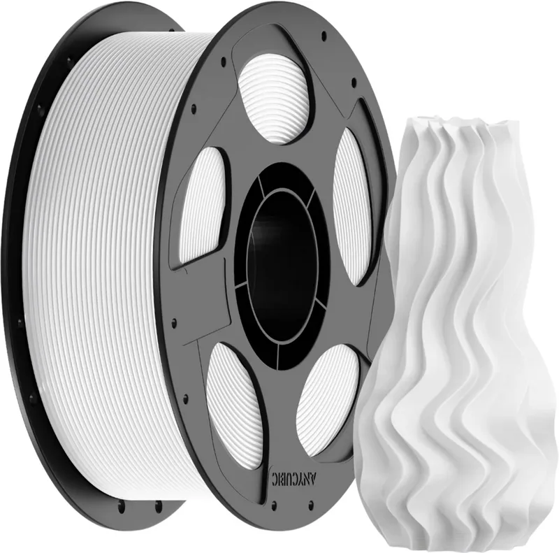 PLA Basic 3D filament 1,75mm 1kg. van Anycubic in Wit – productfoto