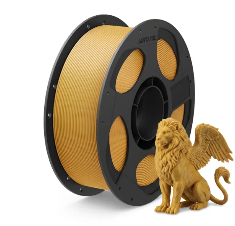 PLA Filament – 1 kg – 1,75 mm – 330 meter – 3D Printer Filament de Anycubic en Or – photo produit