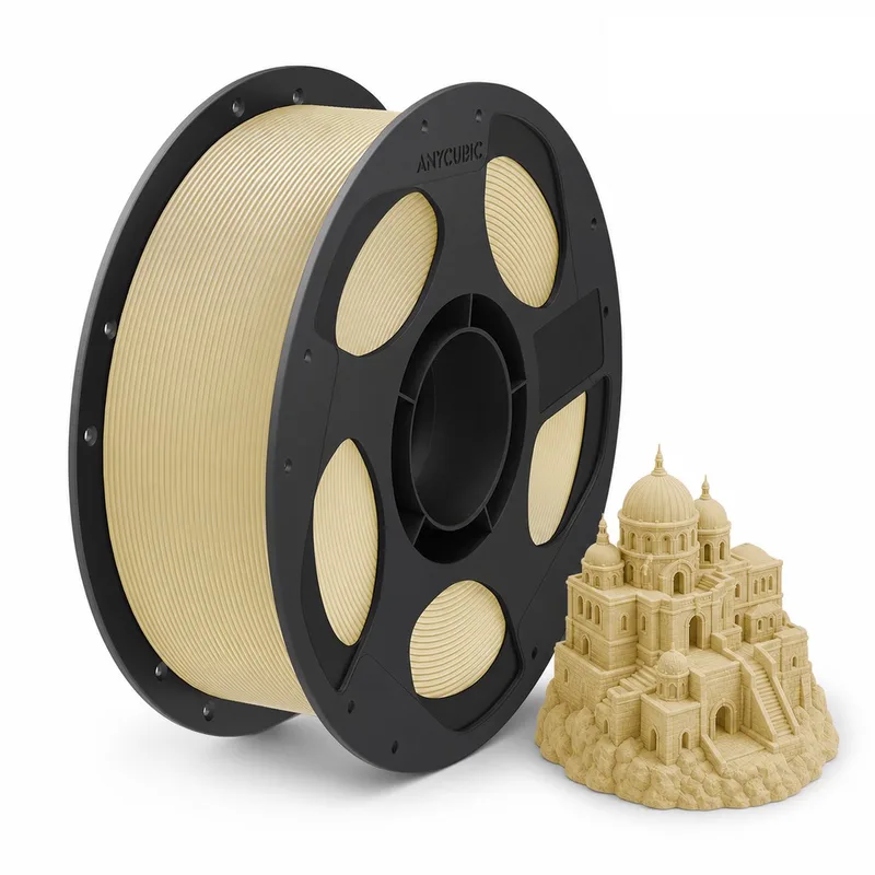 PLA Filament Beige 1KG (Incl. Spoel) 1.75mm – Hoge Precisie – Snelle Levering – Morgen in Huis van Anycubic – productfoto