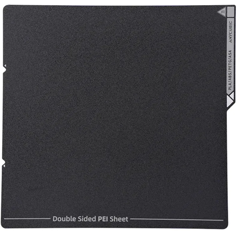 zwarte PEI bouwplaat voor Anycubic Kobra S1, gestructureerd PEI printbedplatform veerstaal flexibele plaat voor Cobra S1, Kobra S1 Combo, 264 x 276 mm S010261 van Anycubic in Zwart – productfoto
