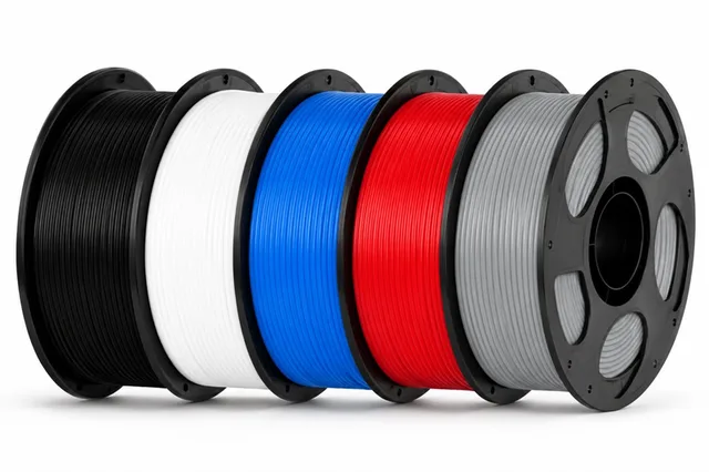 PLA Filament Bundel 5KG – Wit, Zwart, Blauw, & Grijs – 1.75mm 3D Printer Filament Artillery– Hoge Printkwaliteit – Snelle Levering, Morgen in Huis