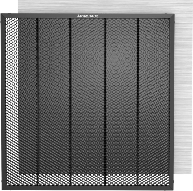 F4N Laser Honeycomb Werktafel - 400 x 400 mm - voor lasergraveermachine - Honingraat Laser Bed - Honingraat Werktabel van Atomstack – productfoto