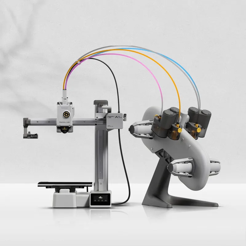 A1 Mini Combo van Bambu Lab in Grijs – productfoto