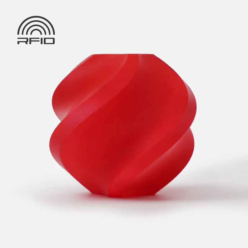 ABS - 1.75mm Filament – 1kg – (red) – REFILL van Bambu Lab in Rood – productfoto