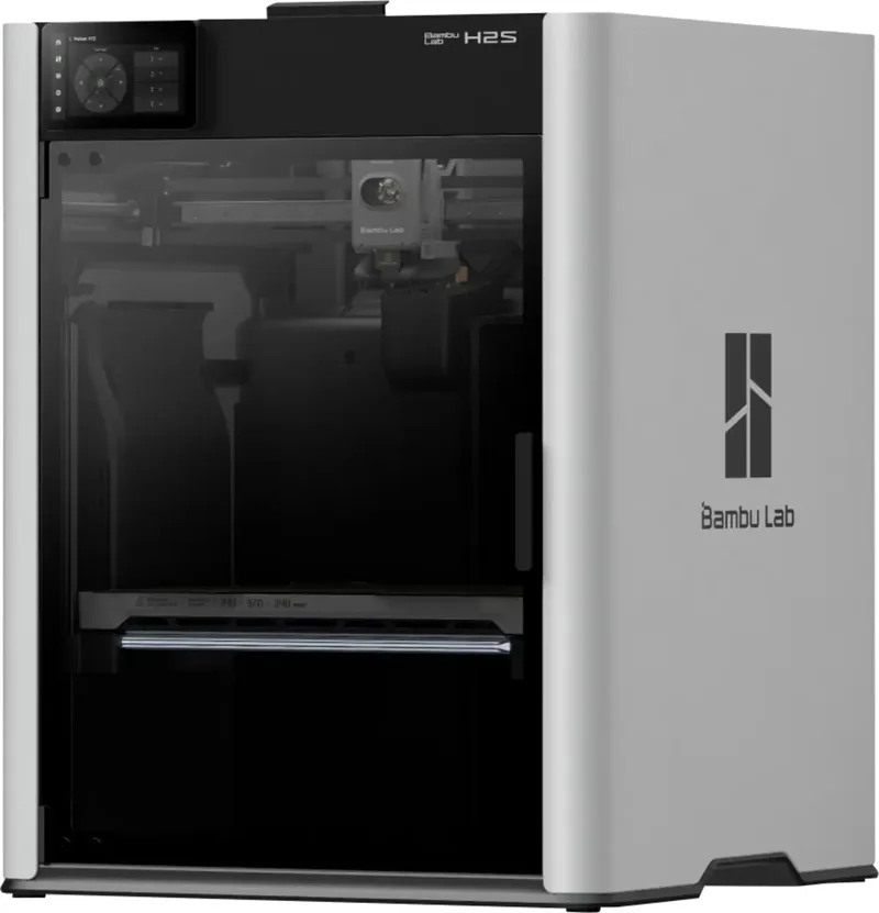 H2S 3D Drucker KI-Unterstützung, Kammerheizung, App-Anbindung, integrierte Kamera, beheizbares Druckbett von Bambu Lab – Produktfoto