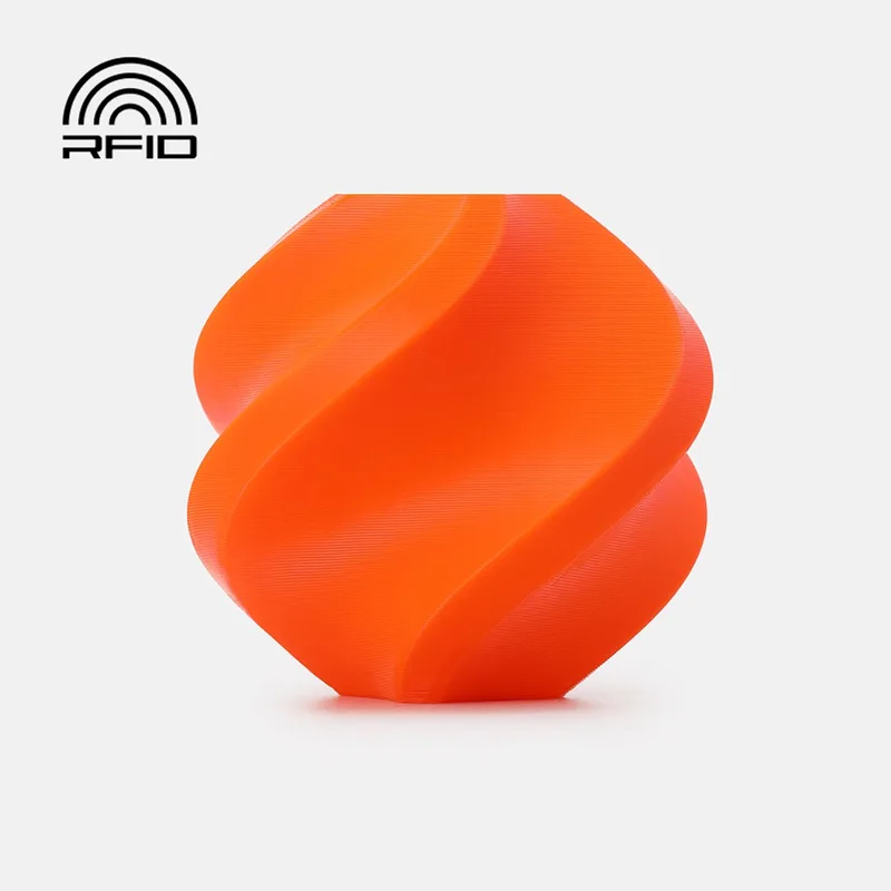 PETG Basic 1.75mm – 1KG – Sterk 3D Printer Filament – Slagvast en Duurzaam van Bambu Lab in Oranje – productfoto