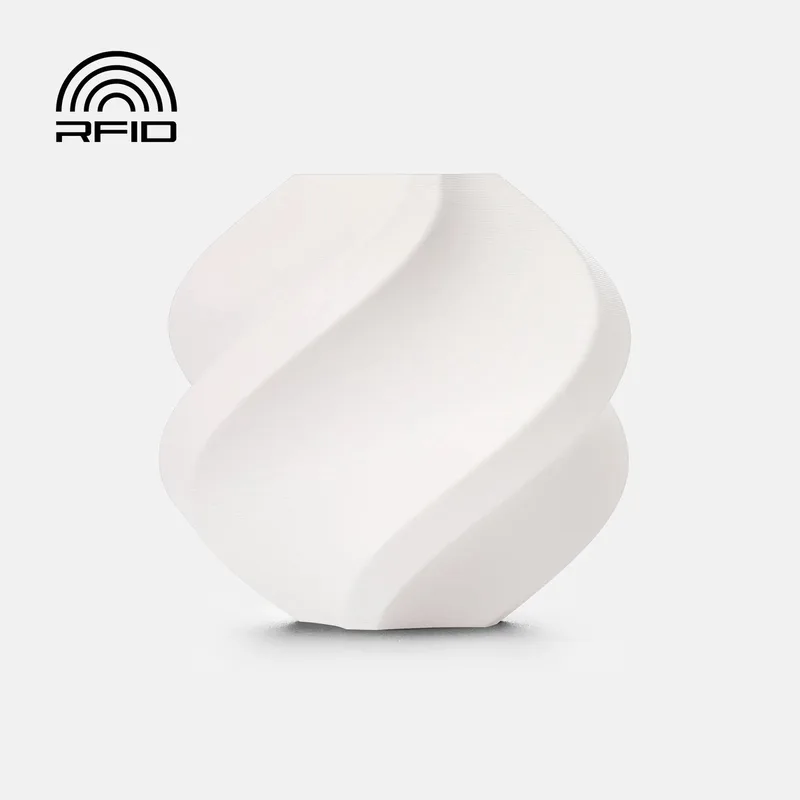 PETG Basic 3D Printer Filament - 1.75mm - 1kg - White - Incl. Spoel de Bambu Lab en Blanc – photo produit