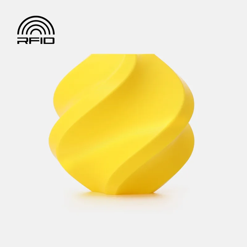 PETG Basic 3D Printer Filament - Refill - 1.75mm - 1kg - Yellow van Bambu Lab in Geel – productfoto