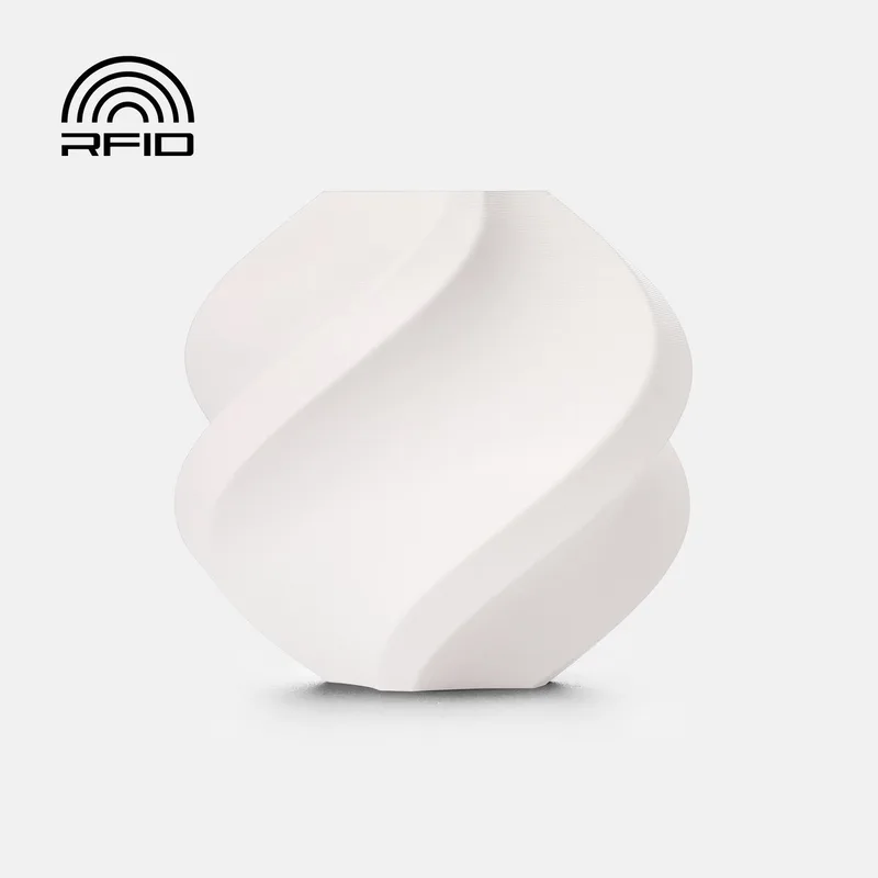 PETG Basic Filament – 1.75mm – 1kg – White – High Speed 3D-Printen – Refill Inclusief RFID voor Bambu Lab Printers van Bambu Lab in Wit – productfoto