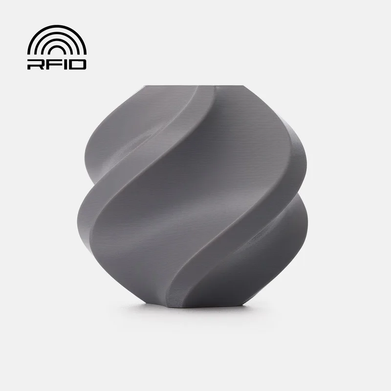 PETG Basic Filament - Refill - 1.75mm - 1kg - Gray van Bambu Lab in Grijs – productfoto