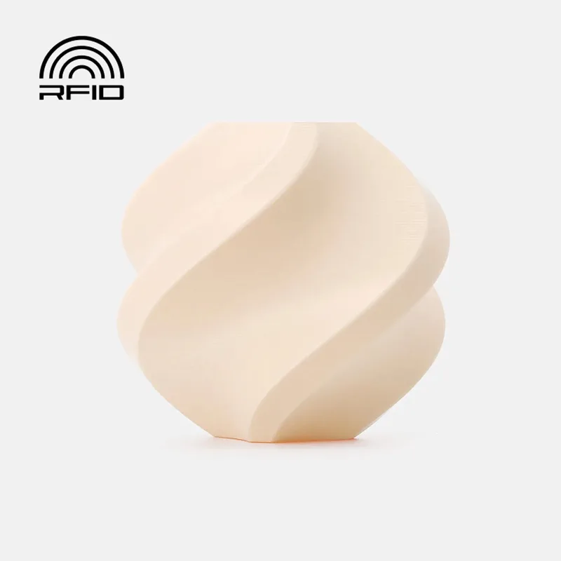 PETG Basic / Flesh 1.75mm – 1KG 3D Printer Filament – Sterk & Slagvast – Natuurlijke Kleur van Bambu Lab in Dark beige – productfoto