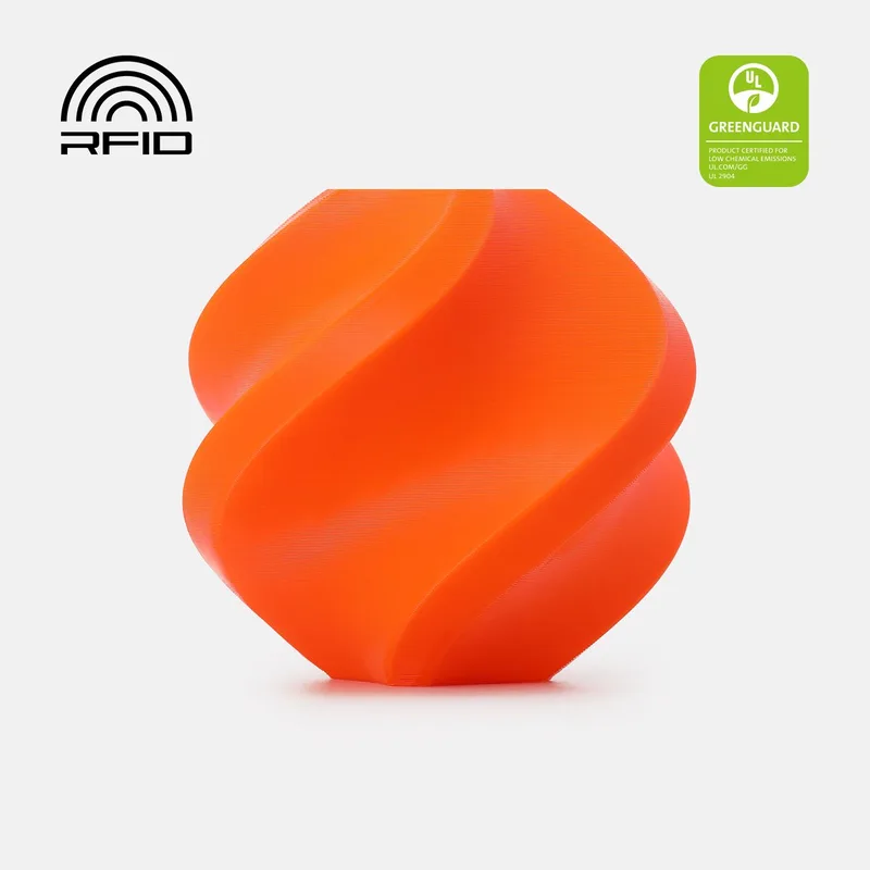 PETG Basic - Orange - 3D Printer Filament - 1.75mm - 1kg - Premium Kwaliteit Refill van Bambu Lab in Oranje – productfoto