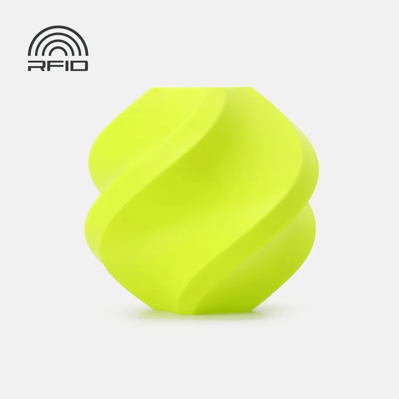 PETG Matte - 1.75mm - 1kg - Navulling van Bambu Lab in Lime – productfoto