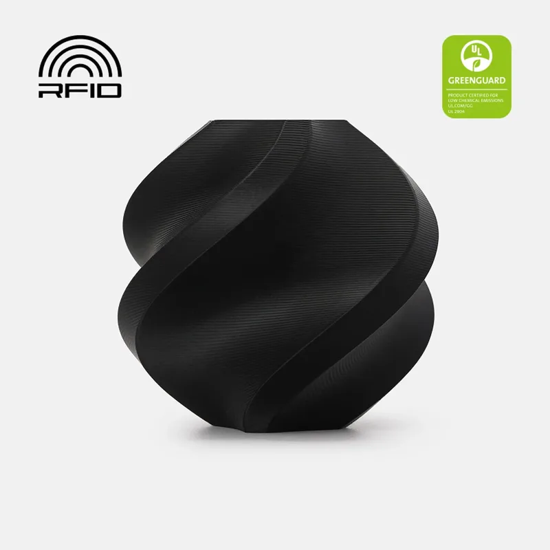 PETG Matte - 1.75mm - 1kg - Navulling van Bambu Lab in Zwart – productfoto