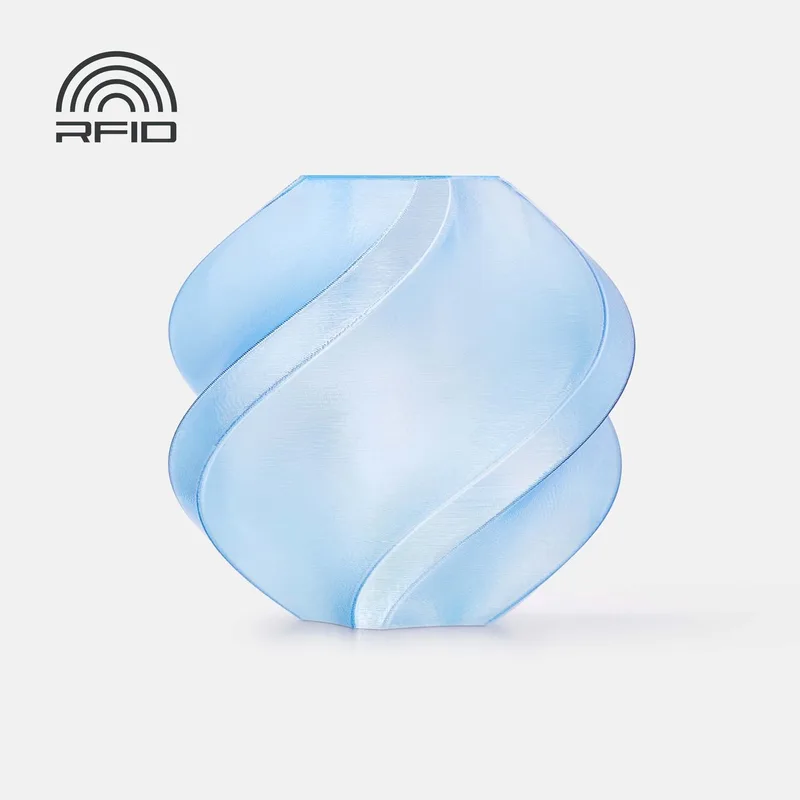 PETG Translucent Filament 1.75 mm – Duurzaam & Minimale Kromtrekking van Bambu Lab in Doorschijnend Blauw – productfoto
