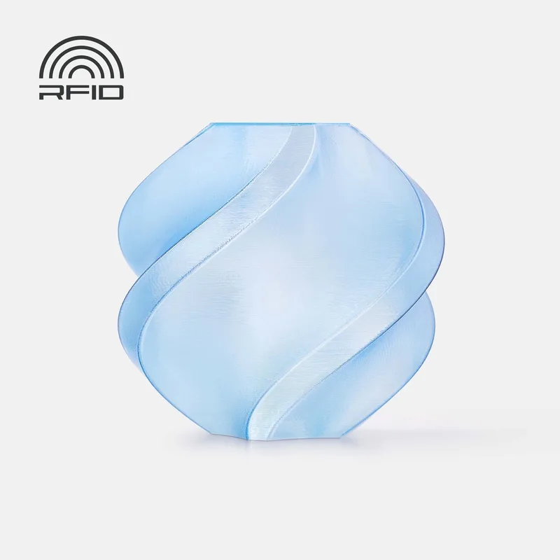 PETG Translucent - (Light Blue) - 1.75mm - 1kg - Filament met spoel van Bambu Lab in Lichtblauw – productfoto