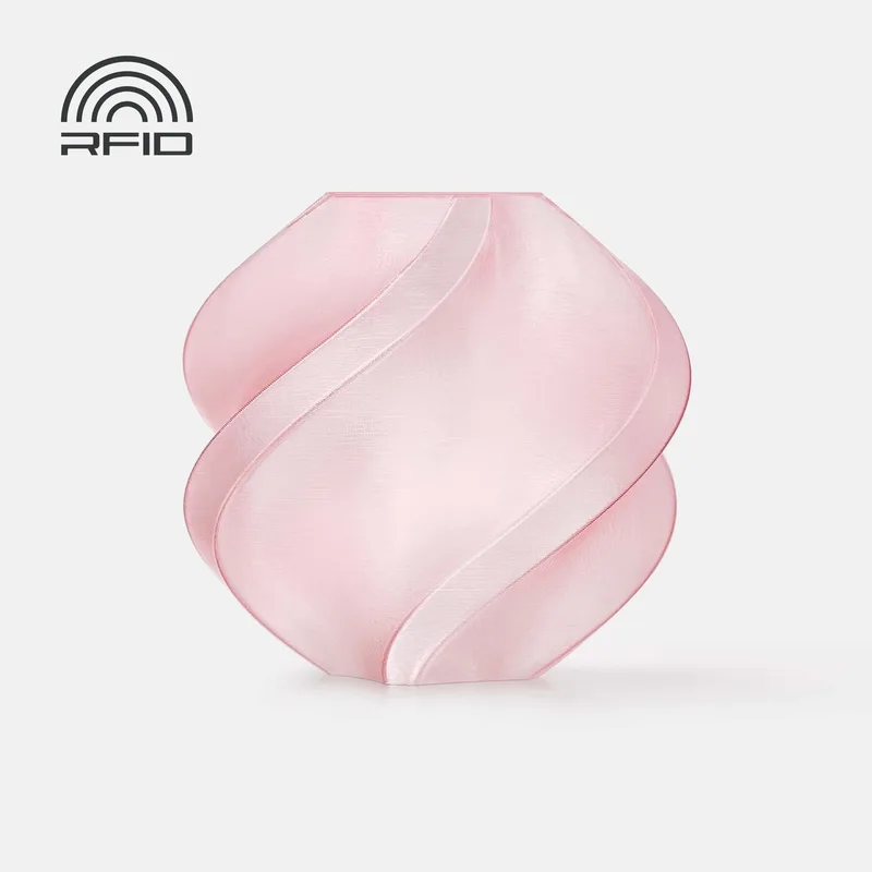 PETG Translucent Pink zonder spoel 1.75mm van Bambu Lab in Roze – productfoto