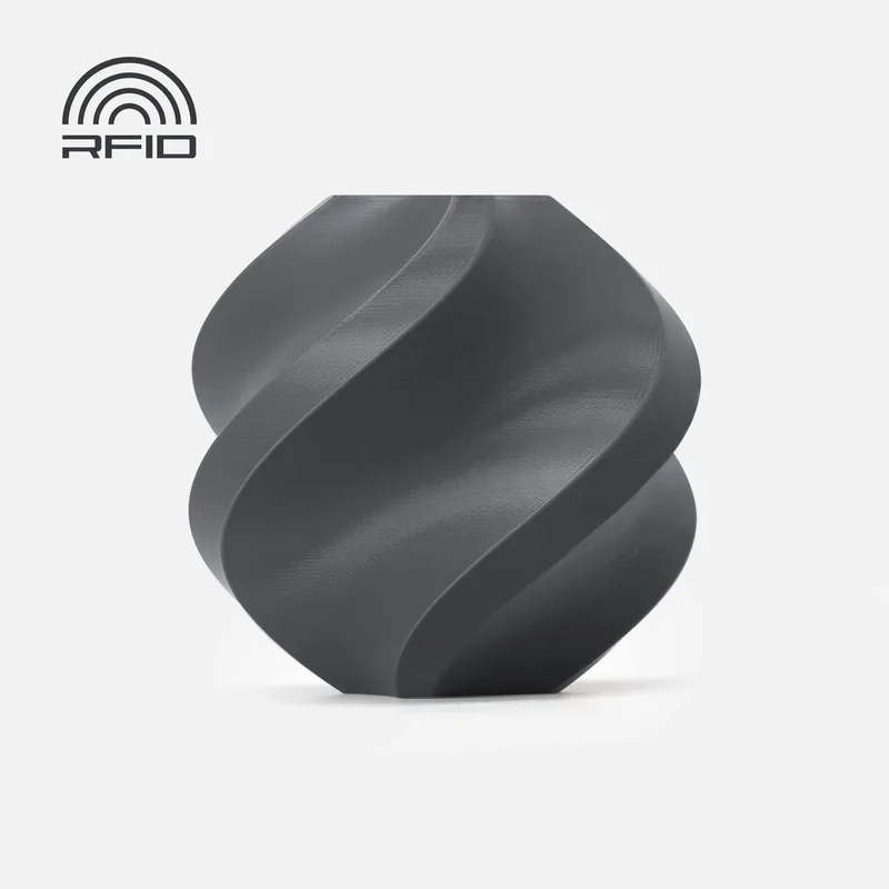 PLA Basic 1.75mm Filament – 1kg – (dark gray) - zonder spoel van Bambu Lab in Donker grijs – productfoto