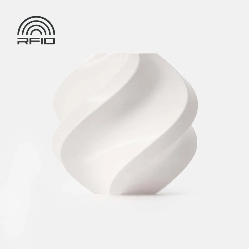 PLA Basic 1.75mm Filament – 1kg – Jade (Jade white) - zonder spoel van Bambu Lab in Wit – productfoto