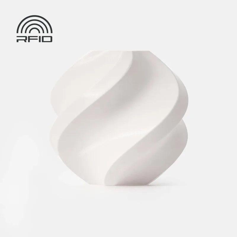 PLA Basic 1.75mm Filament – 1kg – (jade white) - zonder spoel van Bambu Lab in Jade wit – productfoto