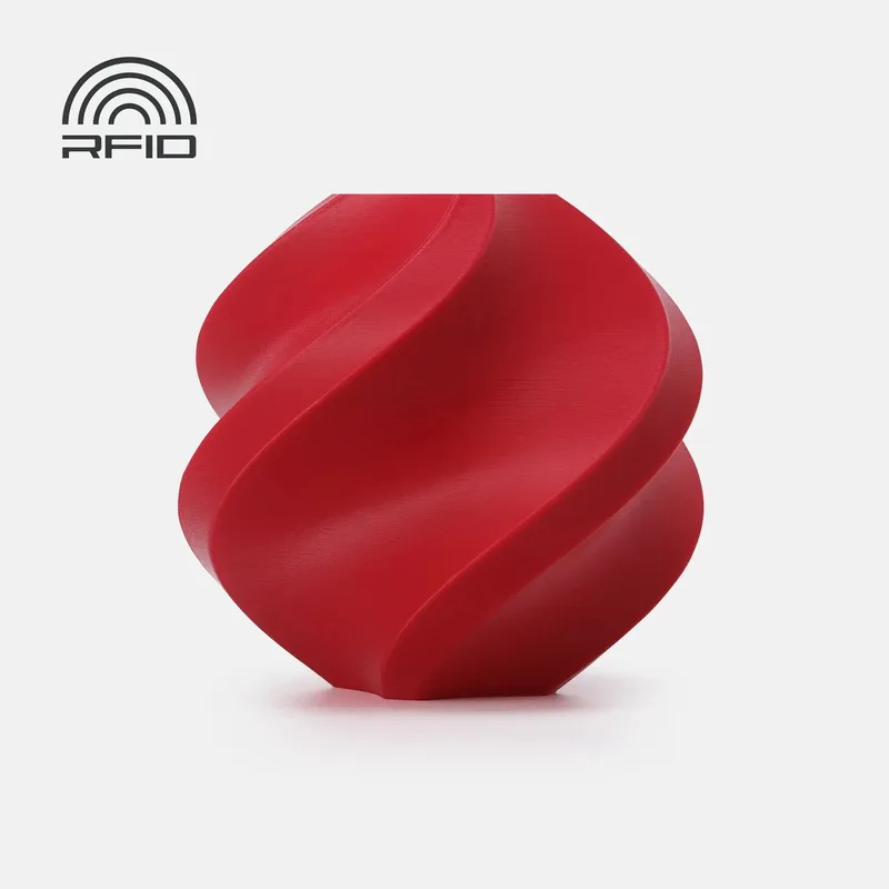 PLA Basic 1.75mm Filament – 1kg – (maroon red) - zonder spoel van Bambu Lab in Kastanjebruin rood – productfoto