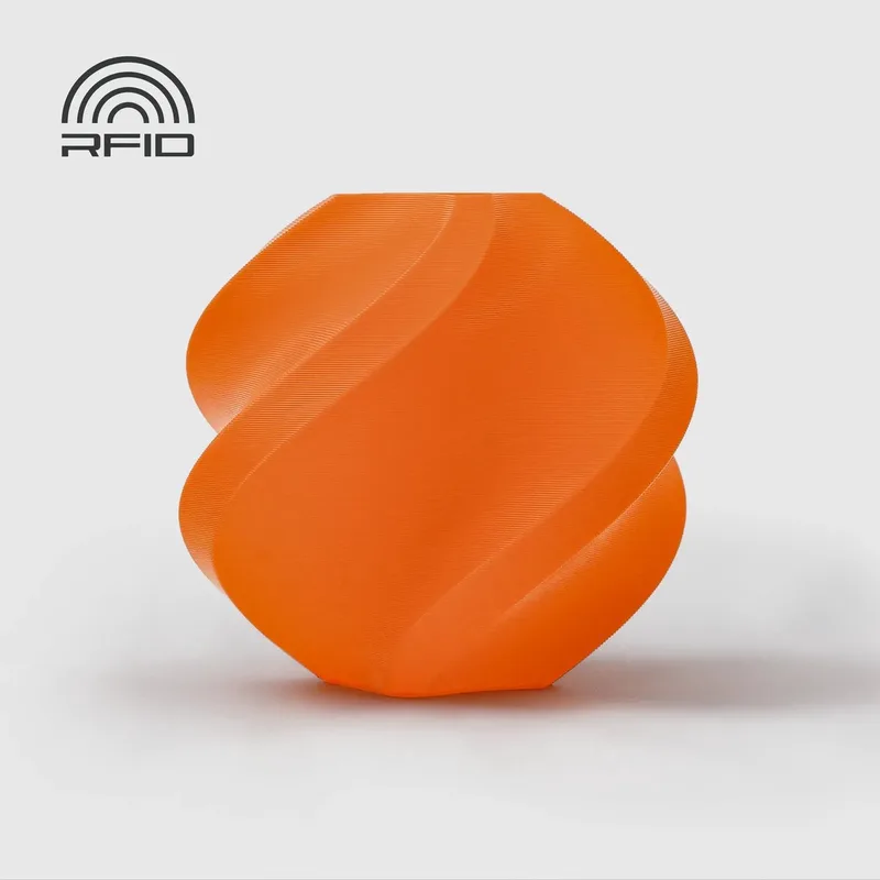 PLA Basic 1.75mm Filament – 1kg – (orange) - Refill van Bambu Lab in Oranje – productfoto