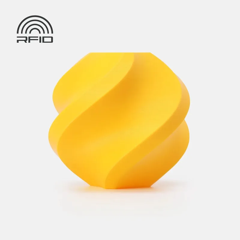 PLA Basic 1.75mm Filament – 1kg – zonnebloem geel (sunflower yellow) - zonder spoel van Bambu Lab in Zonnebloemgeel – productfoto