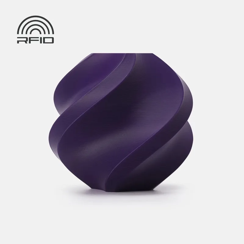 PLA Basic Indigo Paars 1kg met Spoel – 1.75mm – Indigo Paars Filament van Bambu Lab in Indigo Paars2 – productfoto