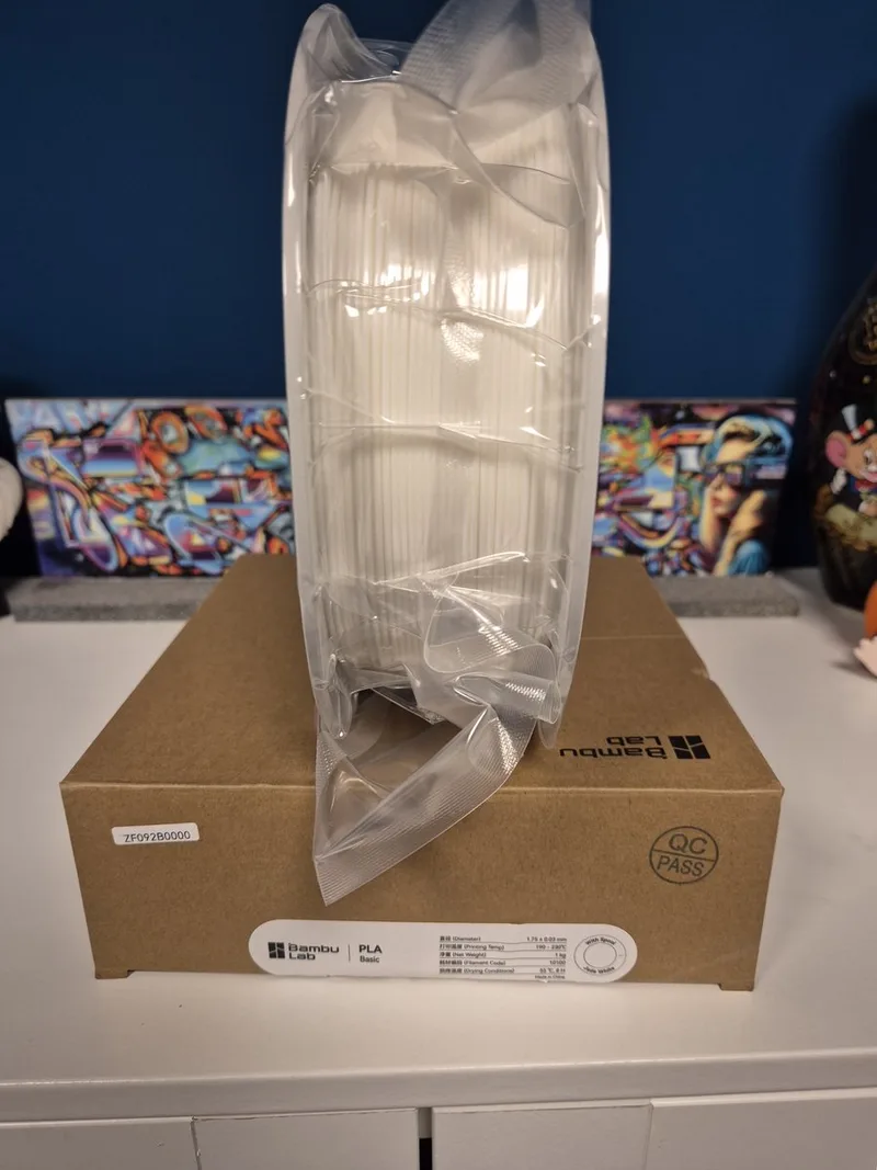 PLA basic - Jade White (1kg) van Bambu Lab in Wit jade – productfoto