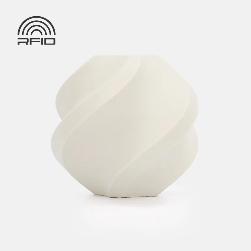 PLA Matte 1.75mm Filament – 1kg – (bone white) - zonder spoel van Bambu Lab in Beenwit – productfoto