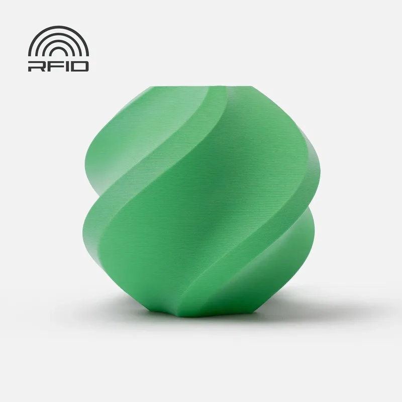 PLA Matte 1.75mm Filament – 1kg – groen (grass green) - zonder spoel van Bambu Lab in Groen, Matte – productfoto