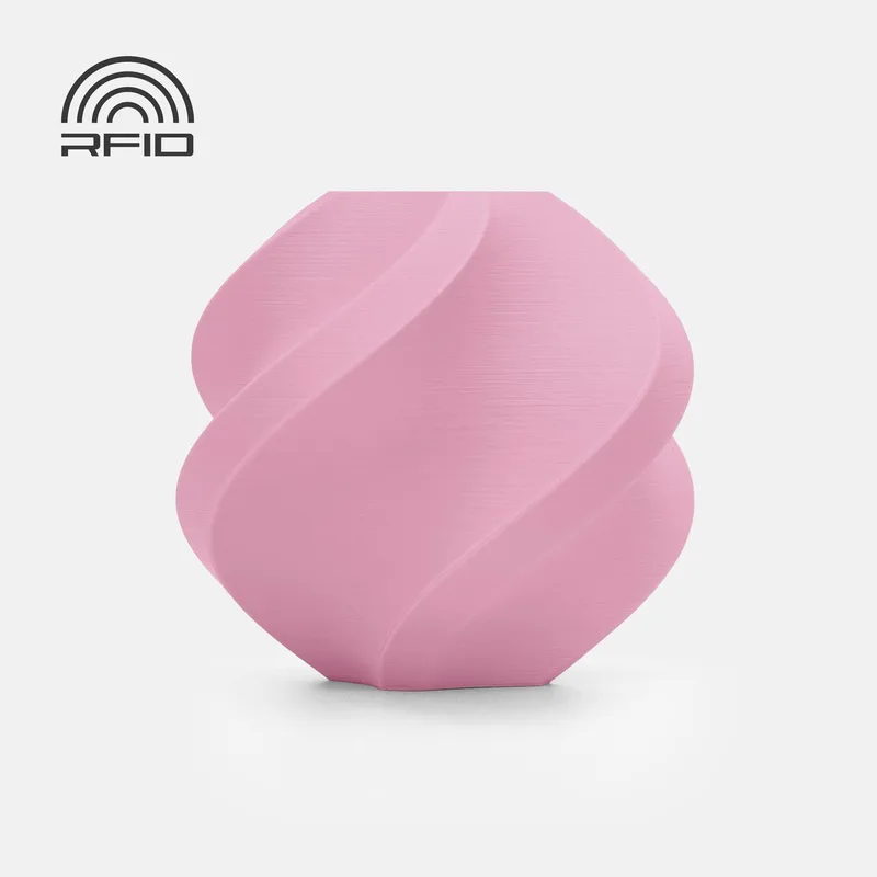PLA Matte 1.75mm Filament – 1kg – licht roze (sakura pink) - zonder spoel van Bambu Lab in Licht roze, Matte – productfoto