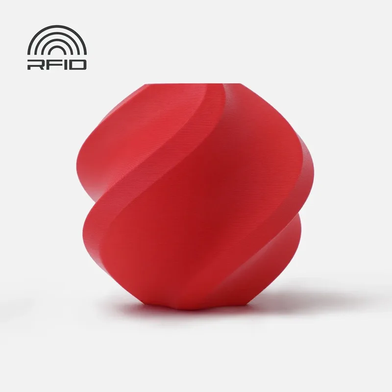 PLA Matte 1.75mm Filament – 1kg – scharlakenrood (scarlet red) - zonder spoel van Bambu Lab in Scharlakenrood, Matte – productfoto