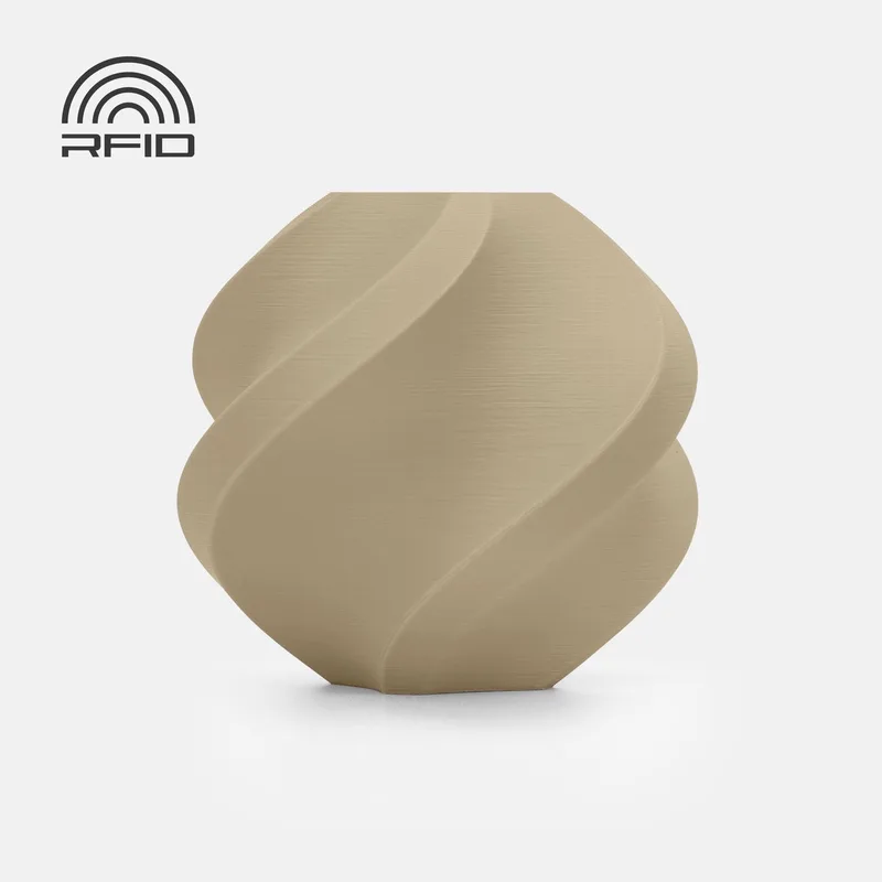 PLA Matte 1.75mm Filament – 1kg – woestijn bruin (desert tan) - zonder spoel van Bambu Lab in Woestijn bruin, Matte – productfoto