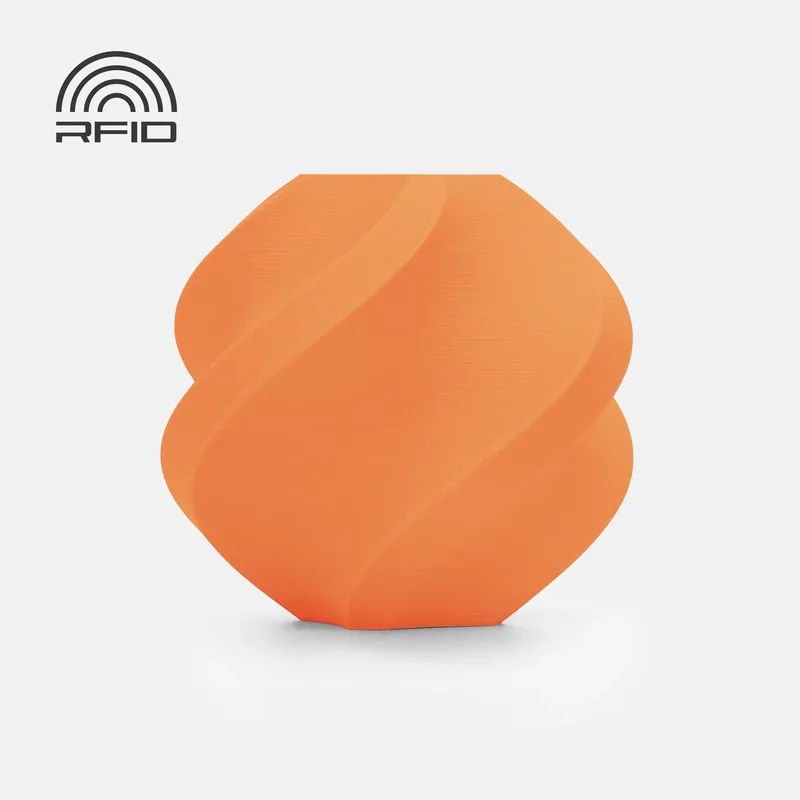 PLA Matte 1.75mm REFILL – Levendige Oranje Matte Afwerking & Ultieme Printkwaliteit Zonder Spoel van Bambu Lab in Mandarin Orange – productfoto