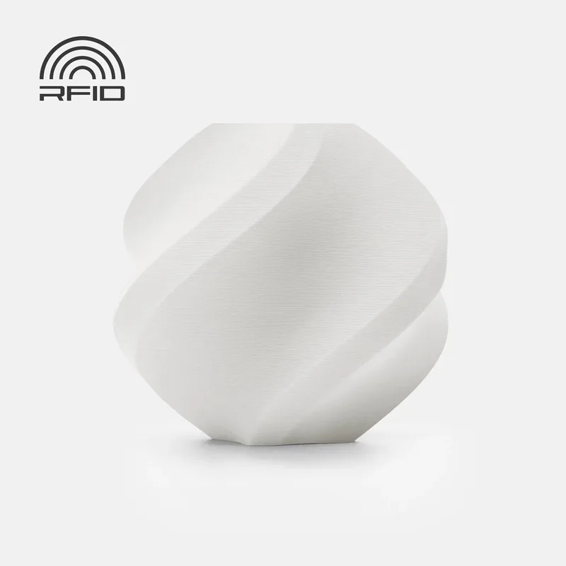 PLA Matte Ivoor Wit Filament – Premium 3D-printfilament | Strakke Matte Afwerking & Eenvoudig Printen 1kg op Spoel van Bambu Lab in Ivoorwit – productfoto