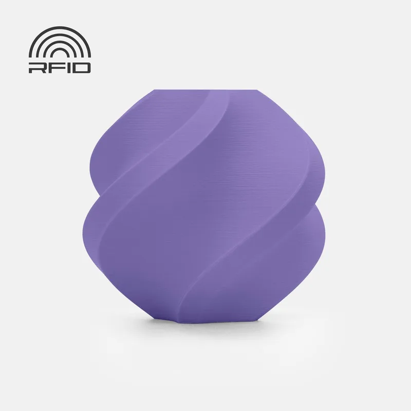 PLA Matte – Lilac Purple – 1,75 mm – RFID – Premium Matte Afwerking – Zonder Spoel van Bambu Lab in Lila paars, Matte – productfoto