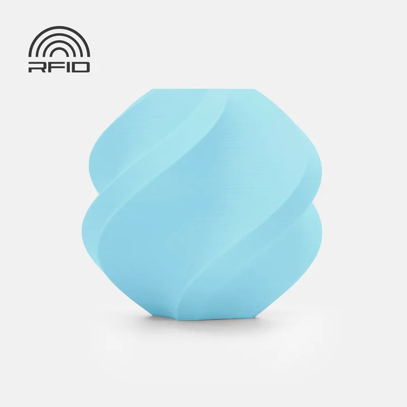 PLA Matte refill - (1kg) van Bambu Lab in Ice Blue – productfoto