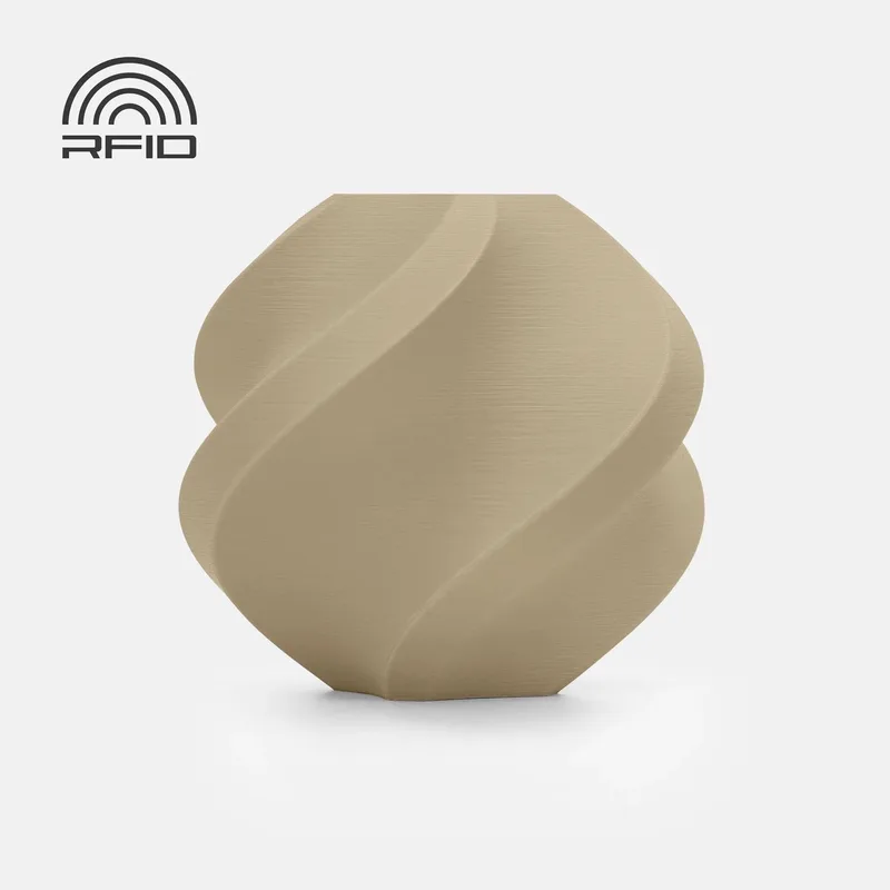 PLA Matte Refill –Woestijnbruin/Desert Tan(RFID) | 1.75 mm Filament | Matte & Premium Afwerking van Bambu Lab in Woestijnbruin – productfoto