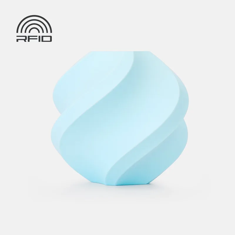 PLA Pure - (Lichtblauw / Pastelblauw) - 3D Printer Filament - 1.75mm - 1kg - Premium Matte Refill van Bambu Lab in Baby blue – productfoto
