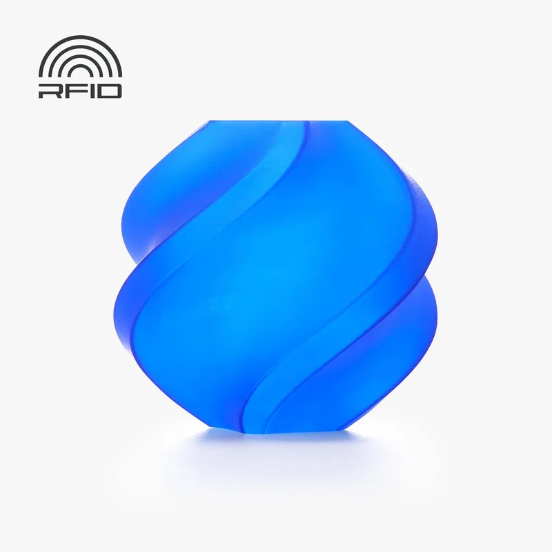 PLA Translucent Blue met spoel 1.75mm by Bambu Lab in Blue – product photo