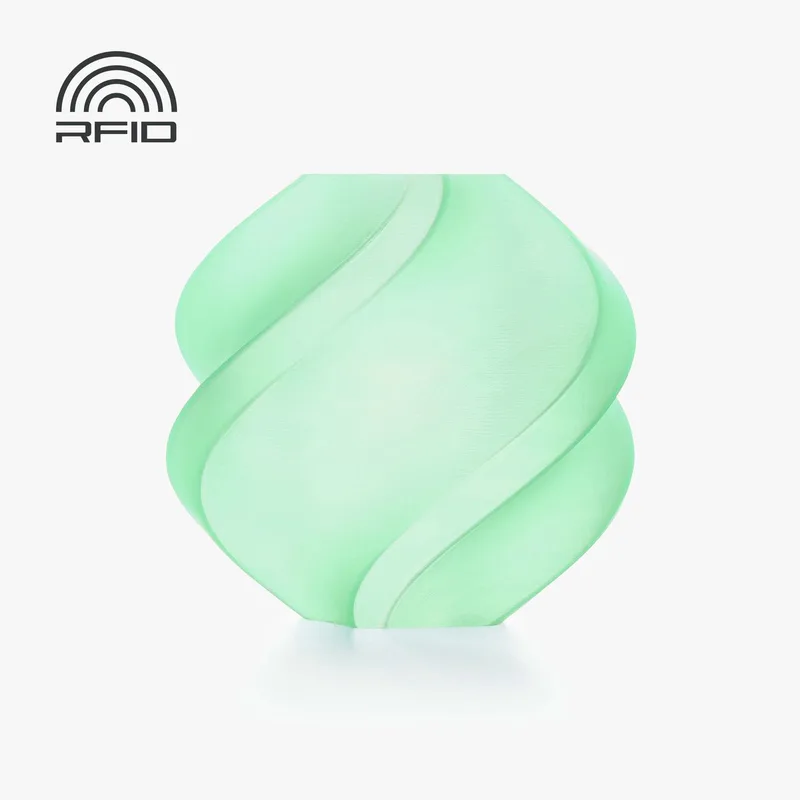 PLA Translucent Light Jade met spoel 1.75mm by Bambu Lab in Light green – product photo