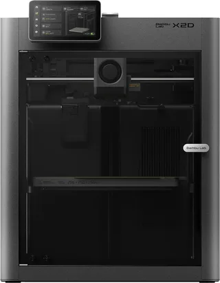 X2D 3D Drucker Dual-Düsen-System (Dual Extruder), 12,7 cm Farb-Touchscreen, integrierte Kamera, App-Anbindung, Kammerheizung, beheizbares Druckbett