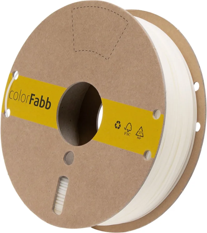 Lw-pla 3D-printerfilament - 1,75 mm - 2200 g - Lichtgewicht materiaal - Ideaal voor RC-vliegtuigen - Matte afwerking van colorFabb in Naturel – productfoto
