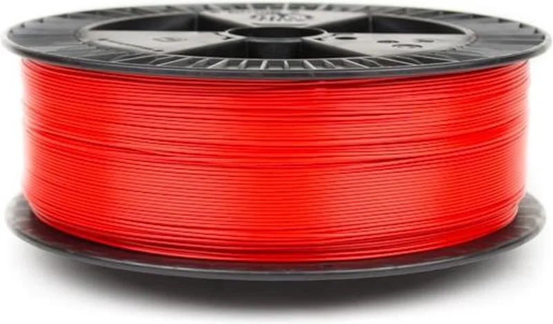 Petg Economy 3D-printerfilament - 1,75 mm - 2200 g - Uitstekende waarde per kilo - Grote spoelopties - Verkrijgbaar in veel kleuren van colorFabb in Rood – productfoto