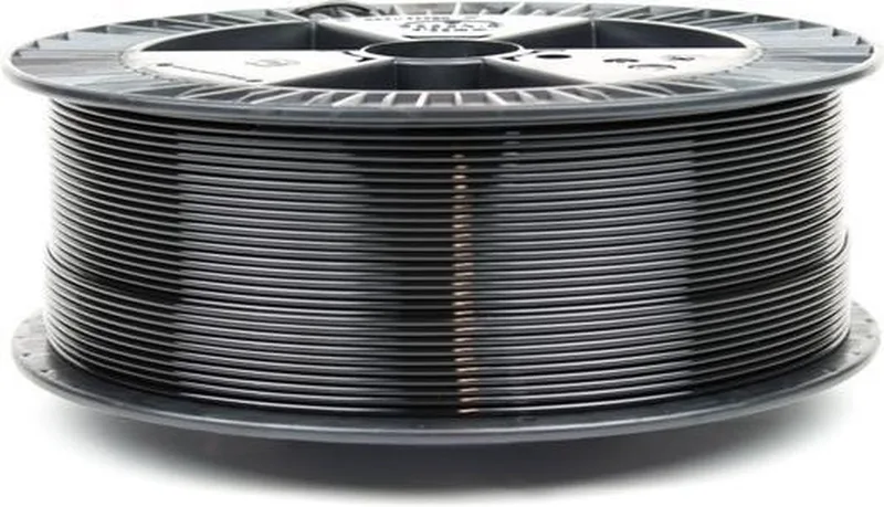 Petg Economy 3D-printerfilament - 2,85 mm - 2200 g - Uitstekende waarde per kilo - Grote spoelopties - Verkrijgbaar in veel kleuren van colorFabb in Zwart – productfoto