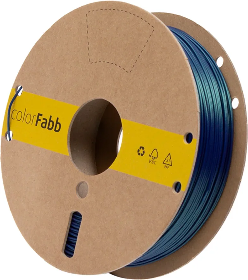 Pla Chameleon Nebula 3D-printerfilament - 1,75 mm - 750 g - Unique dual color effect - Hides layerlines - Easy to print de colorFabb en Bleu – photo produit